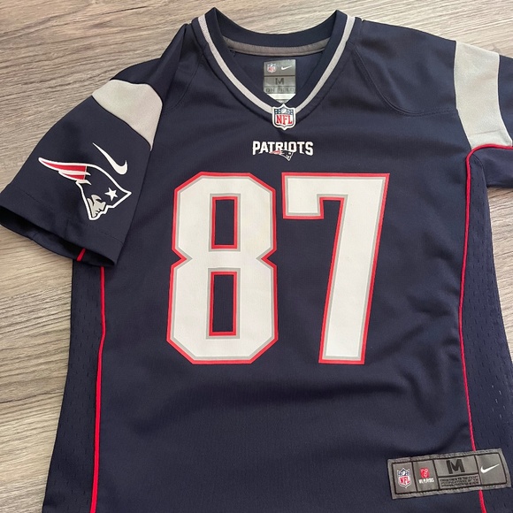Rob Gronkowski New England Patriots Nike On Field Youth Medium Jersey GRONK - Picture 5 of 7